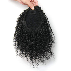 ROSESSEA ponytail worn by model demonstrating natural blend and instant volume for quick styling