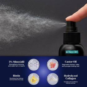 Rosever spray nozzle close-up demonstrating easy, precise application