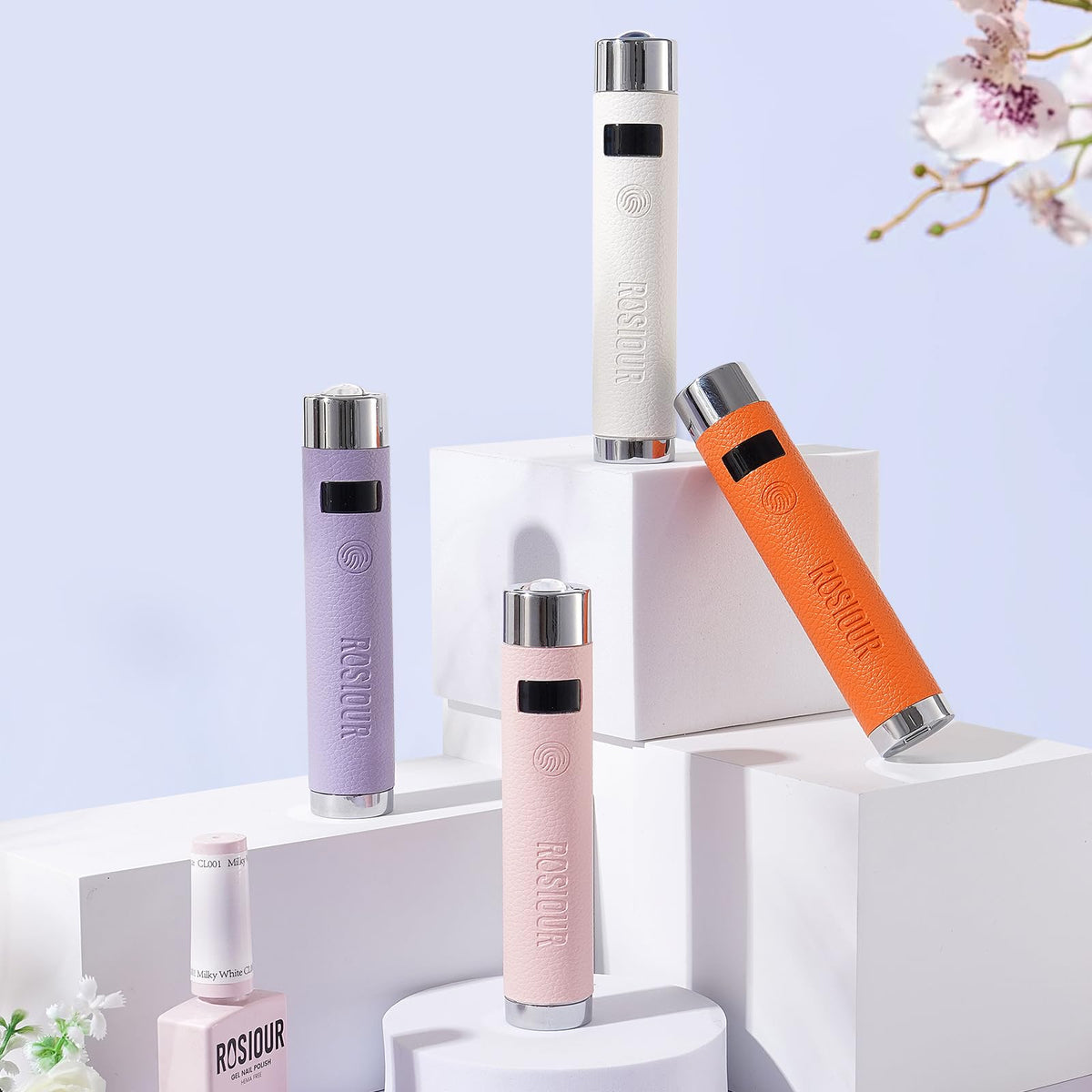 Rosiour USB charging port view highlighting rechargeable long-lasting battery