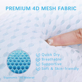 Roslim closeup of TPE core demonstrating flexible contouring support