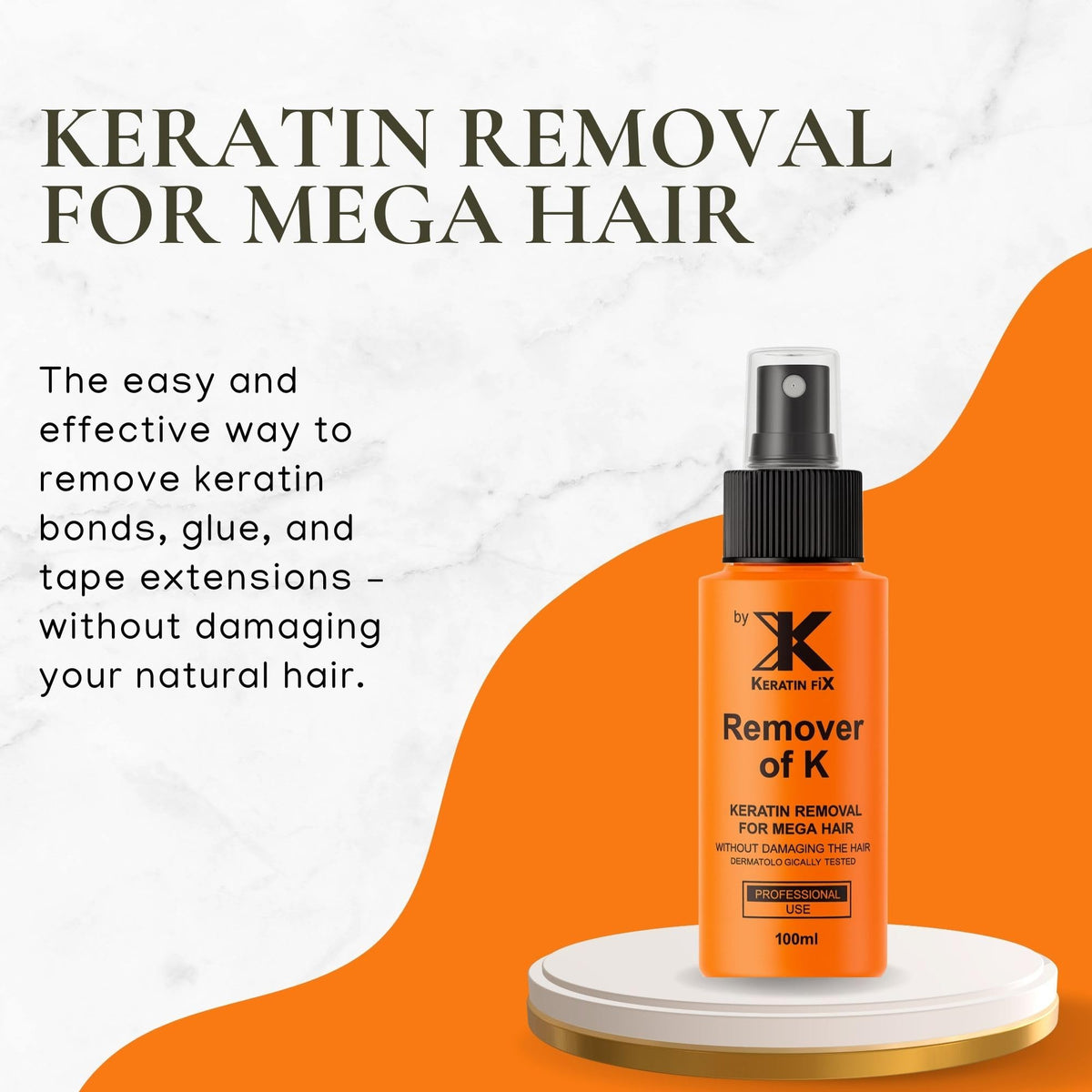 Rosy Fharia Keratin FiX being applied on bonded hair for safe quick removal