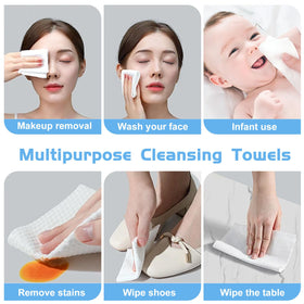Rouceyxin used for baby face care showing soft cotton suitable for delicate skin