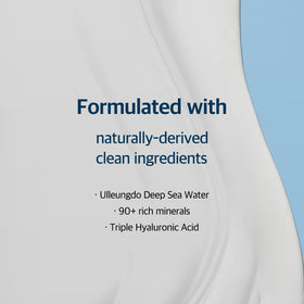 ROUND LAB 1025 Dokdo Lotion texture close-up illustrating lightweight absorption