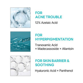 ROUND LAB ingredient label close-up showing azelaic acid concentration benefit