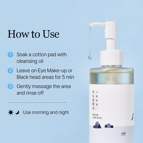 ROUND LAB bottle staged in bathroom lifestyle setting suggesting routine-friendly use