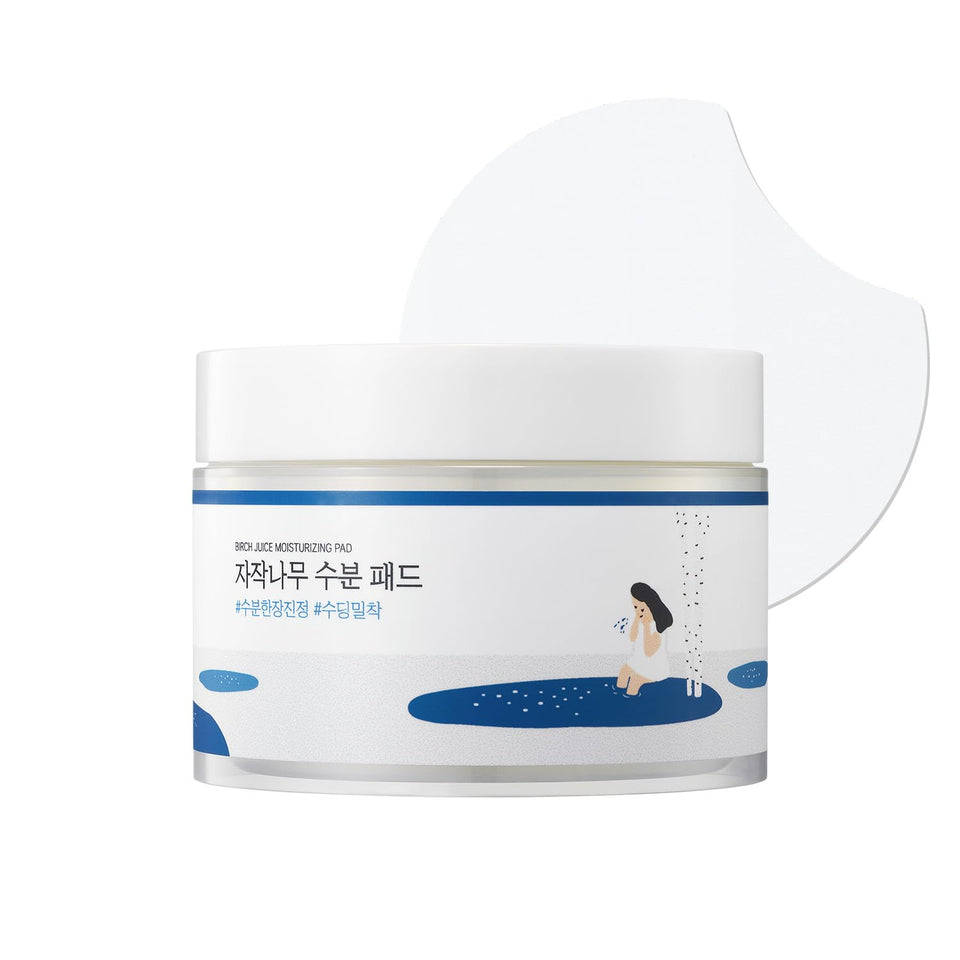 ROUND LAB front packaging showing pads and hydrating benefits