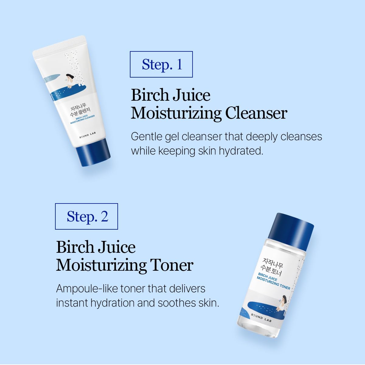 ROUND LAB serum dropper capturing concentrated hydration for targeted nourishment