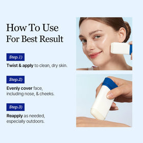 ROUND LAB sun stick label and ingredient panel for transparent formula info