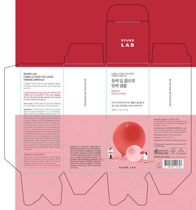 ROUND LAB applying ampoule to cheek demonstrating smooth absorption