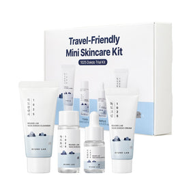 ROUND LAB mini kit front packaging showing all four products and convenience