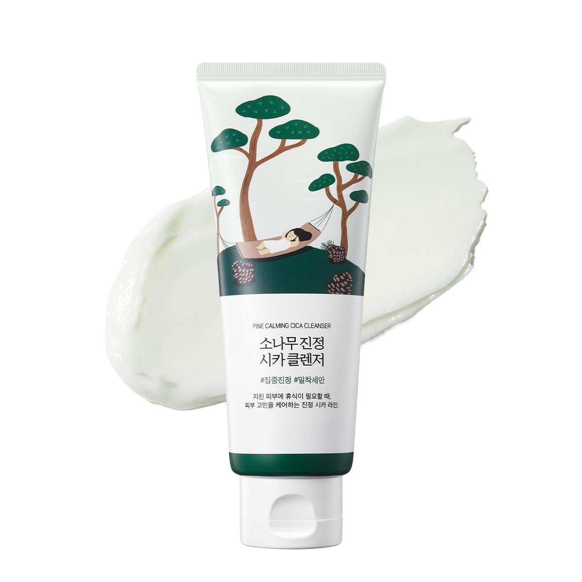 ROUND LAB front packaging showing cleanser and benefits