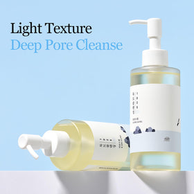 ROUND LAB pump dispenser demonstrating easy, controlled product dispensing benefit