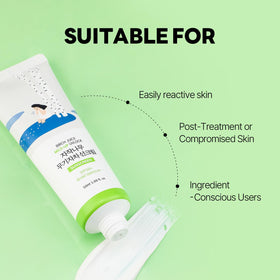 ROUND LAB skin after application showing soft satin finish and oil-control benefit