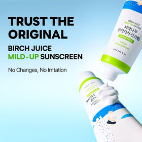 ROUND LAB close-up texture of sunscreen cream showing lightweight spreadability benefit