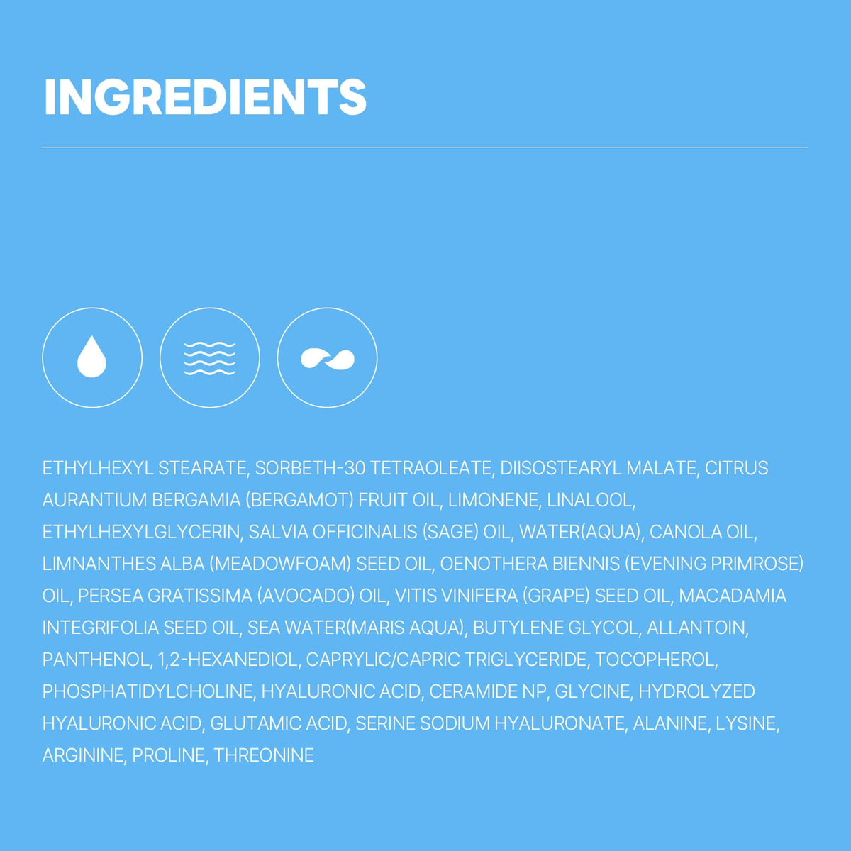 ROUND LAB oil texture closeup illustrating lightweight, non-greasy formula for gentle cleansing