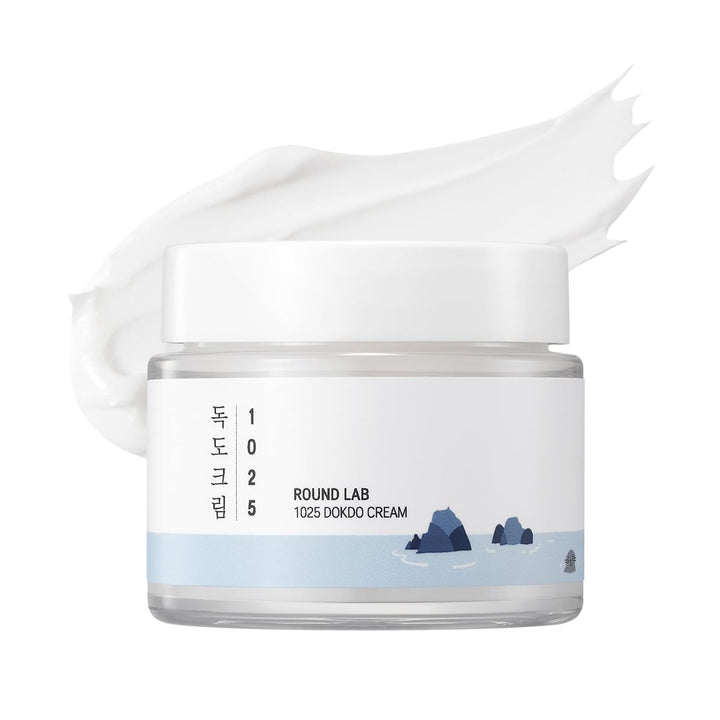 ROUND LAB jar front view highlighting compact packaging and hydration benefits