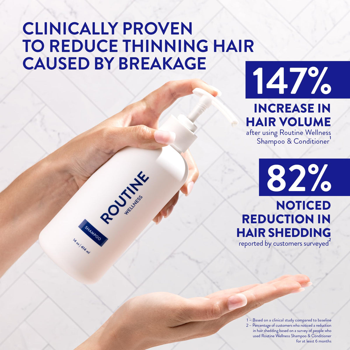 Routine Wellness label closeup highlighting key ingredients and ingredient transparency benefit