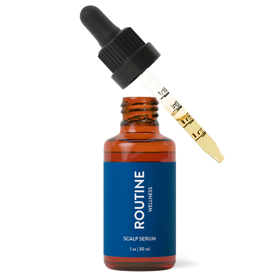 Routine Wellness front bottle shot showing sleek packaging and travel-friendly size