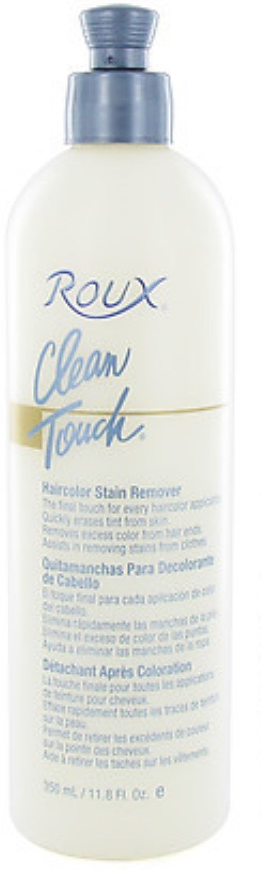 Roux Clean Touch front packaging showing bottle and label, quick stain removal