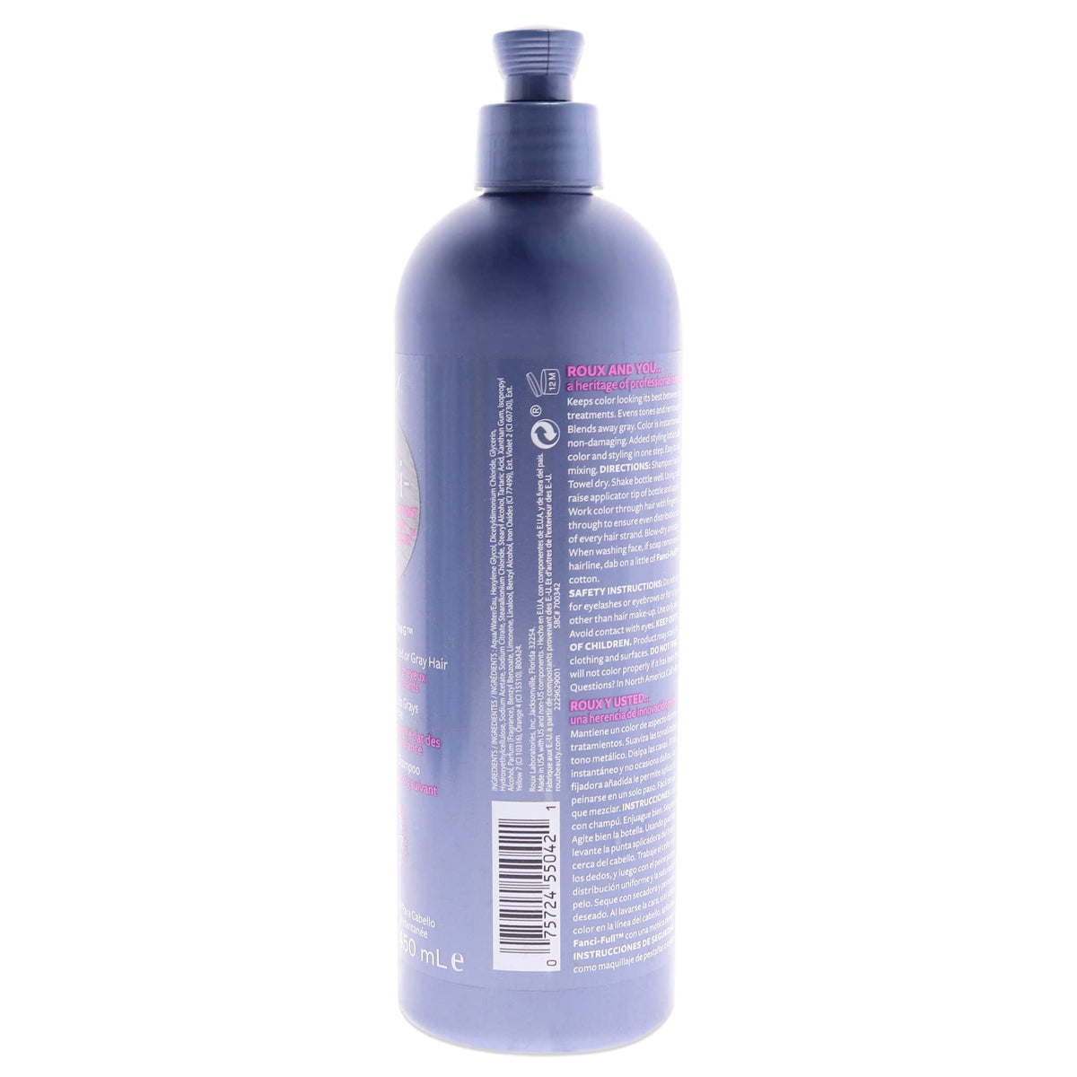 Roux Fanci-Full being applied to hair for instant gray blending and shine