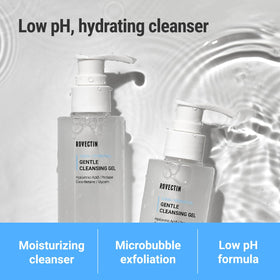 ROVECTIN gel texture close-up highlighting lightweight hydrating feel