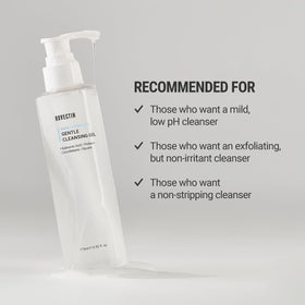 ROVECTIN pump dispensing gel in hand demonstrating easy application