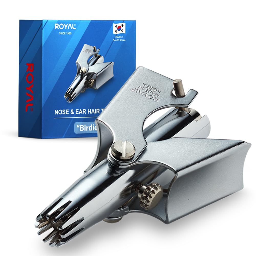 ROYAL Birdie front view showing compact manual trimmer and easy-grip benefit