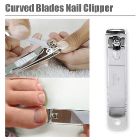 ROYAL Birdie nail clippers and tweezers arranged showcasing full set utility
