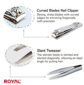 ROYAL Birdie trimmer in hand illustrating compact size and control