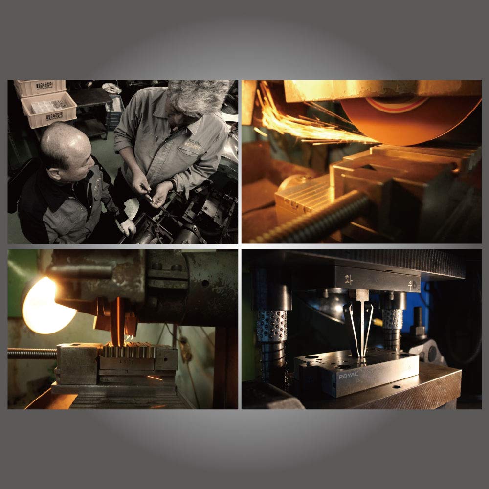 ROYAL ET-3 open to reveal patented blade mechanism and precision