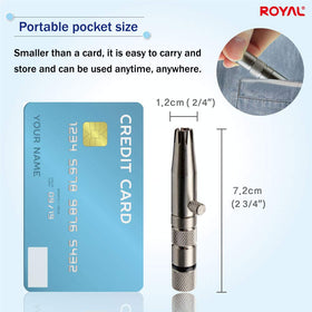 ROYAL ET-3 being rinsed under tap for quick hygienic cleaning