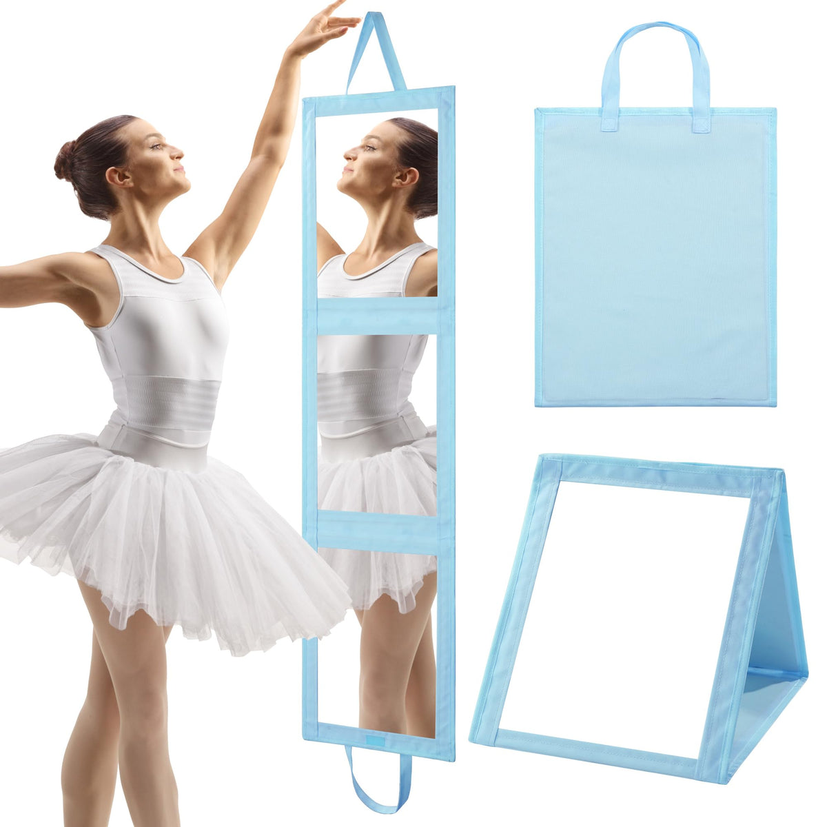 ROYALAY front open full-length mirror showing whole body reflection and clear view
