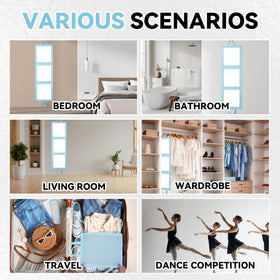 ROYALAY in use with dancer practicing to check alignment and movement accuracy