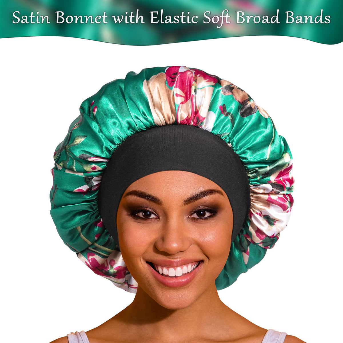 ROYBENS close-up of silky satin texture that reduces friction and preserves shine