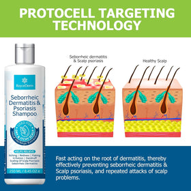 Roycederm label close-up highlighting active ingredients and clarity benefit