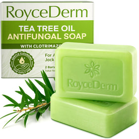 Roycederm front packaging showing medicated bar and benefits