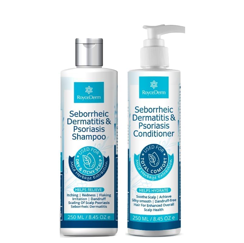 Roycederm front packaging showing both bottles and benefits