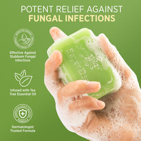 Roycederm producing lather and rinsing for clean skin