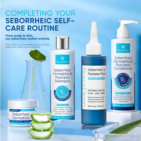 Roycederm in bathroom routine, lifestyle image showing easy daily use
