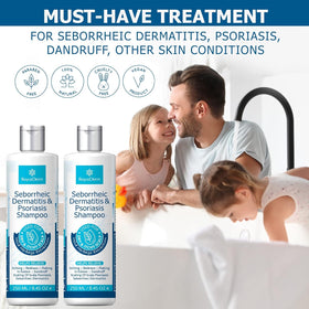Roycederm bottle held in hand to show size and travel-friendly benefit