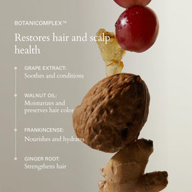 RŌZ before and after frizz control showing smoother defined hair