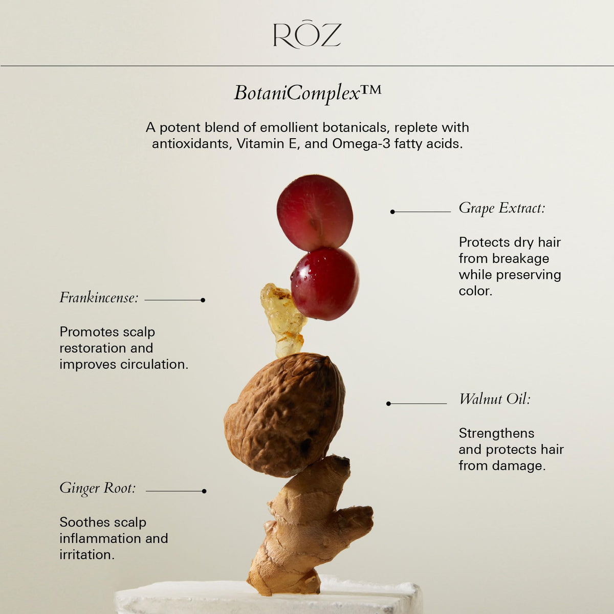 RŌZ pouch with recycling graphic and aluminum bottle, sustainable packaging benefit