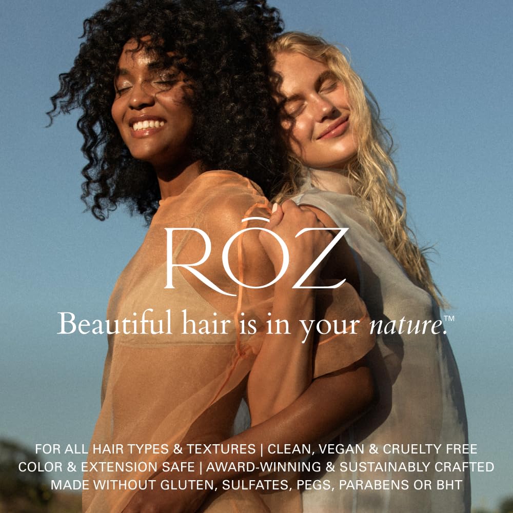 RŌZ Santa Lucia alongside safflower and jojoba botanicals showing plant-based nourishment.