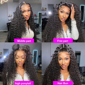 Rozilo lifestyle image of woman wearing wig showing ready-to-wear confidence