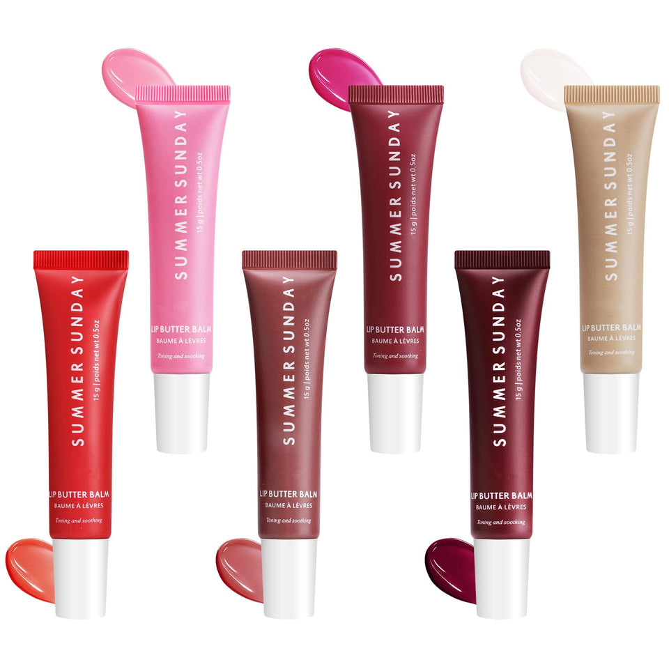 RTTTHEL front packaging showing six lip butter tubes and branding for easy selection