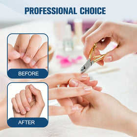 RTTTHEL travel manicure kit with nippers, portable convenience benefit