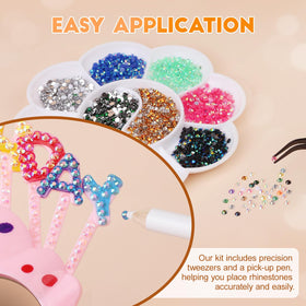 RTTTHEL pickup pen and tweezers detail for precise gem placement and control