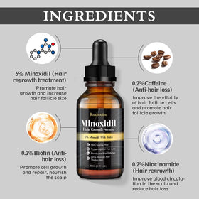 Ruahouine dropper dispensing serum to scalp for precise application and targeted benefit