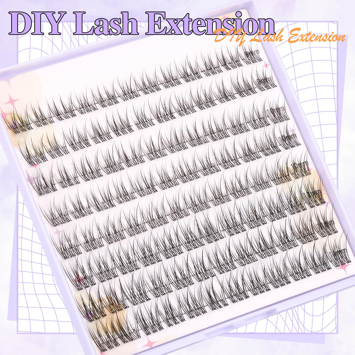 Ruairie lash cluster application with tweezers demonstrating fast DIY use