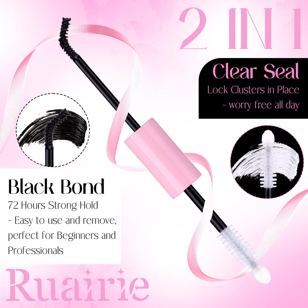 Ruairie close-up of the double-headed design highlighting convenient dual functionality